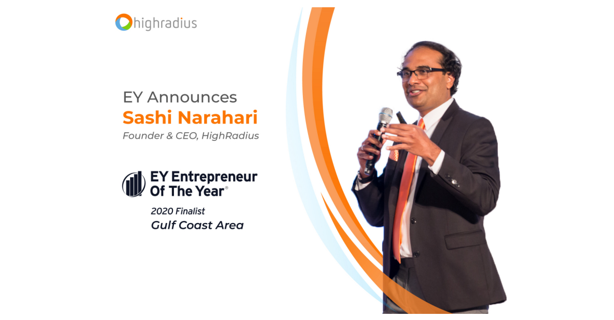 Access here alternative investment news about Ey Announces Sashi Narahari Of Highradius As An Entrepreneur Of The Year® 2020 Gulf Coast Area Award Finalist